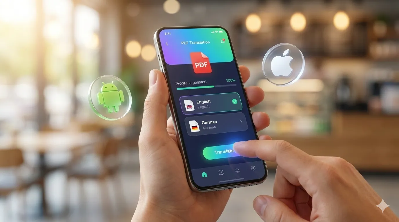 PDF Dokument auf einem Smartphone übersetzen – Anleitung für Android und iPhone