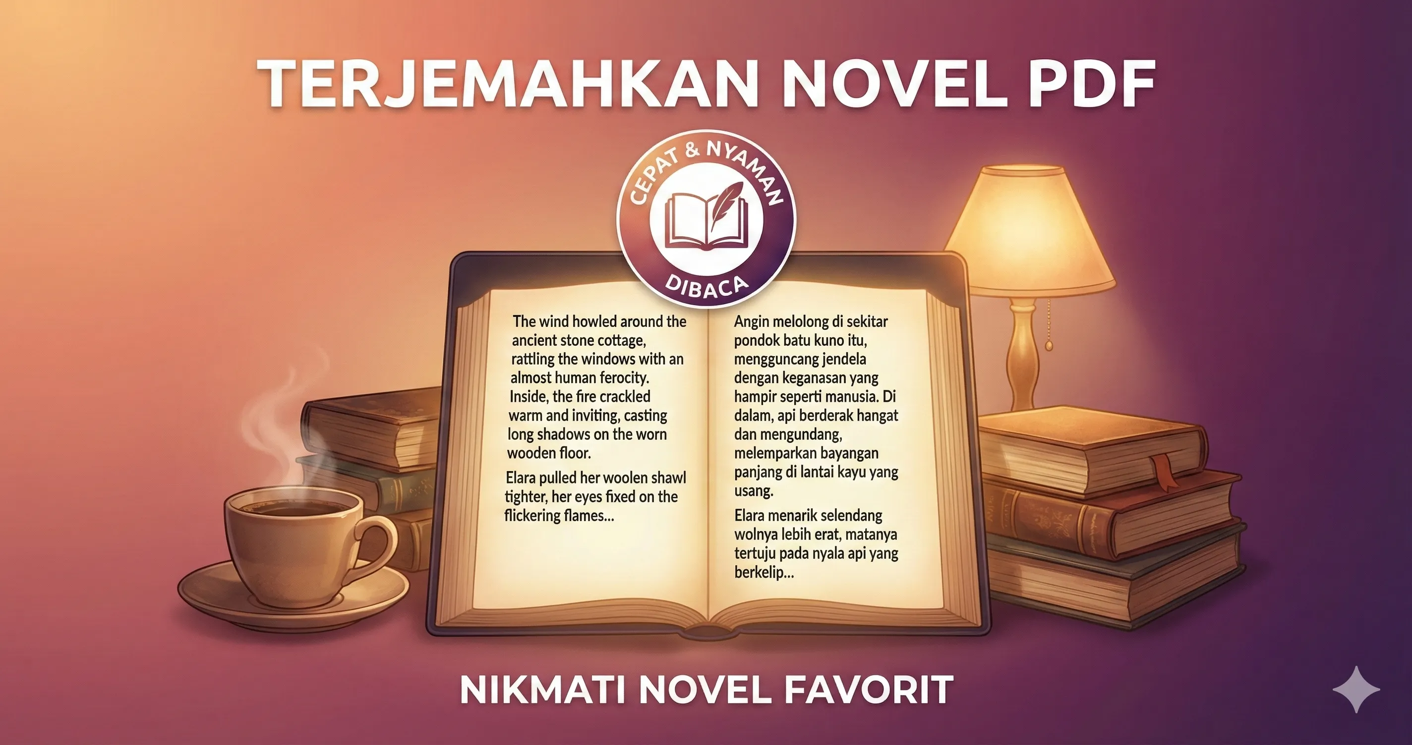 Cara Cepat Terjemahkan Novel PDF Inggris-Indonesia