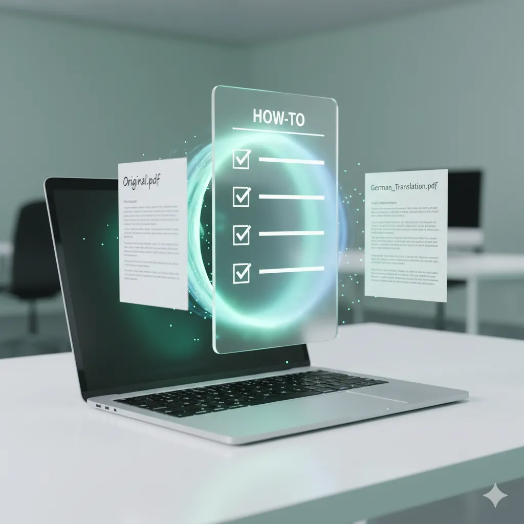 Komplette Anleitung zur PDF-Übersetzung mit KI-Tools und Layout-Erhalt