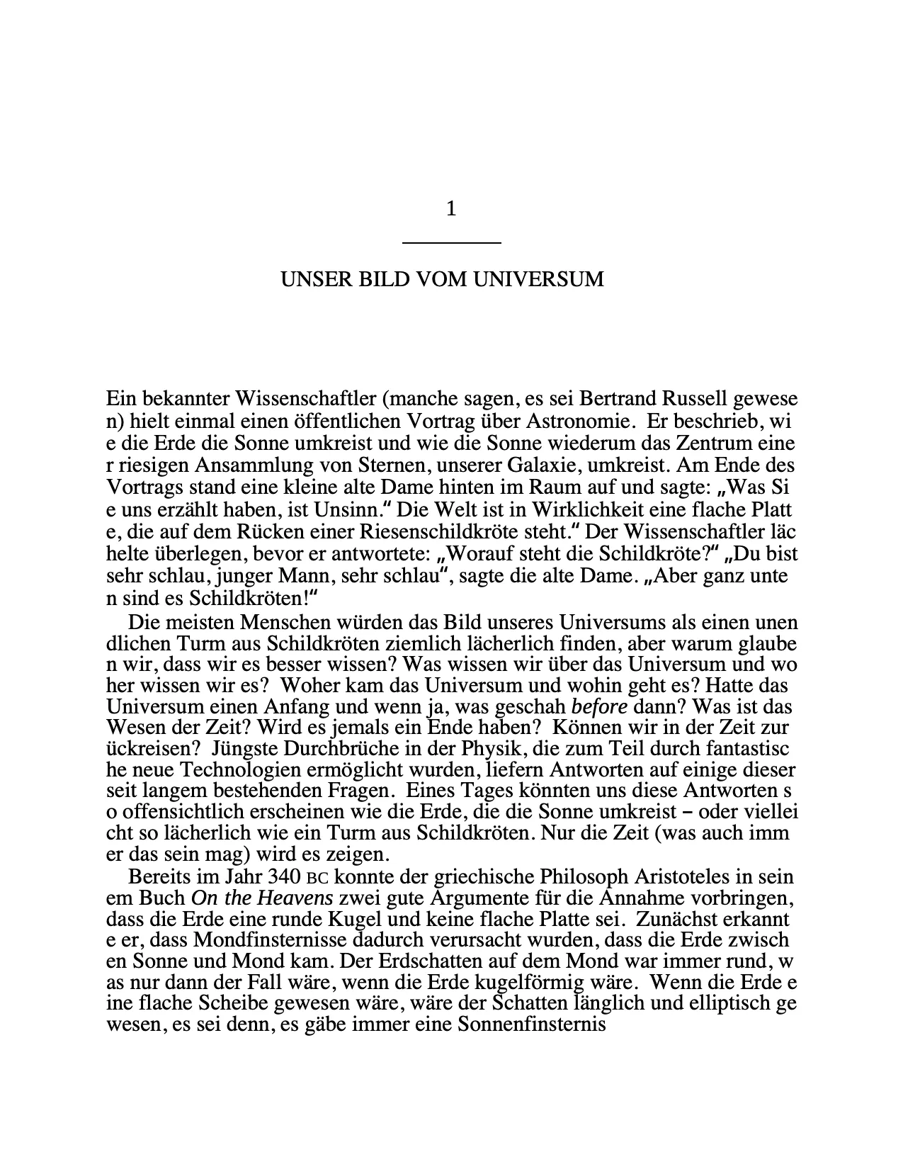 Deutsches Buch PDF nach der KI-Übersetzung